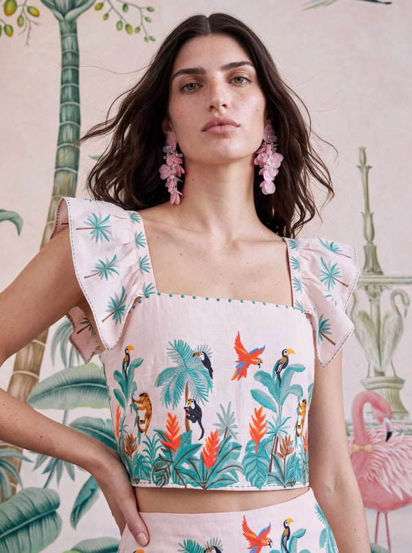 Wisteria Blouse Brazil Embroidery