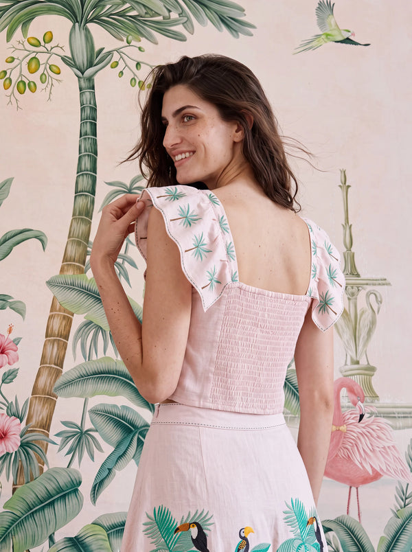 Wisteria Blouse Brazil Embroidery