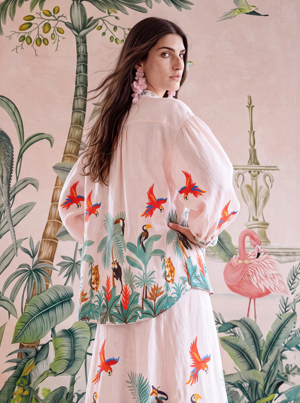 Jacaranda Blouse Brazil Embroidery