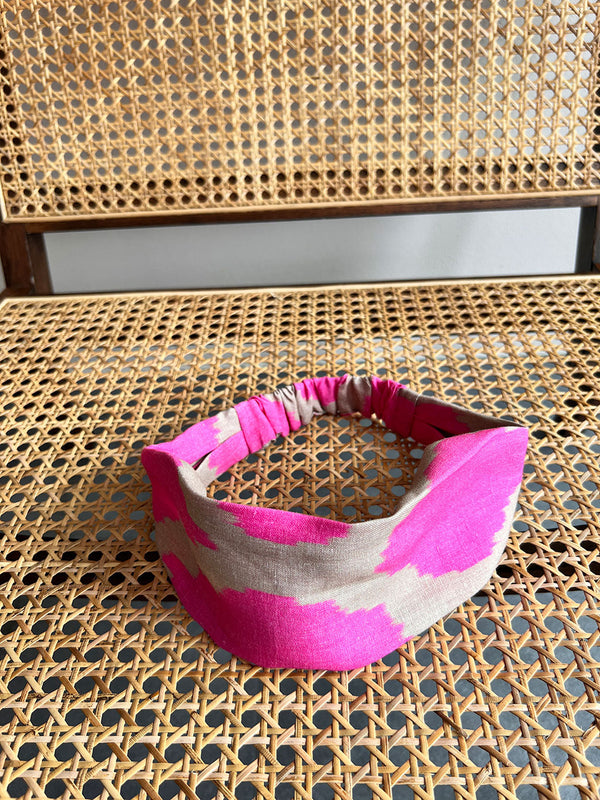 Hair Band Ikat Pink