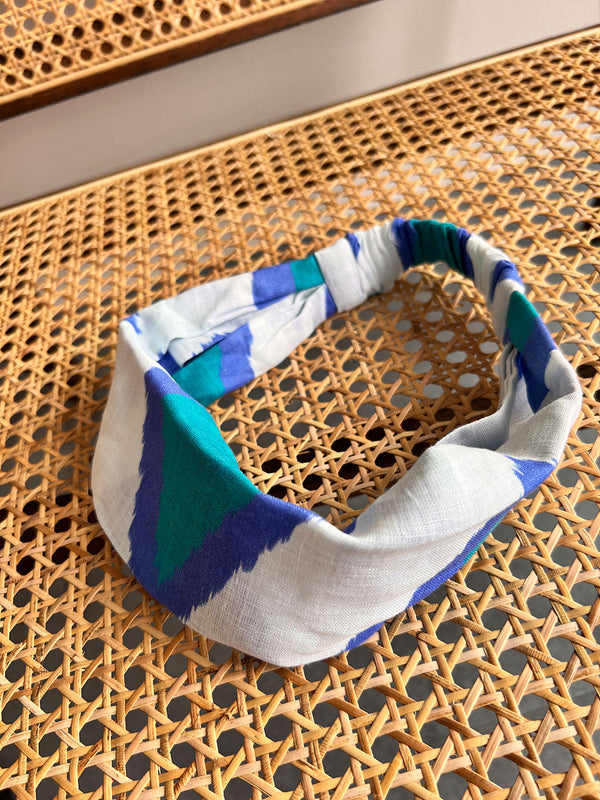 Hair Band Ikat Petrol