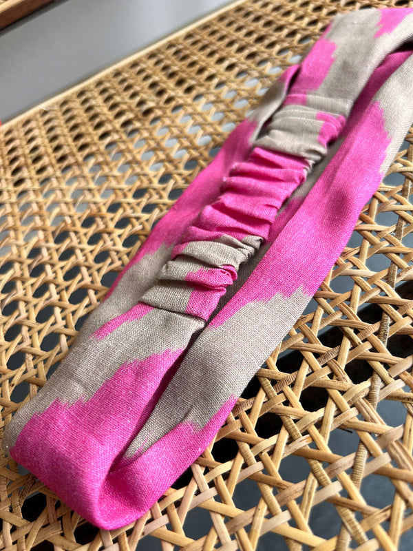Hair Band Ikat Pink