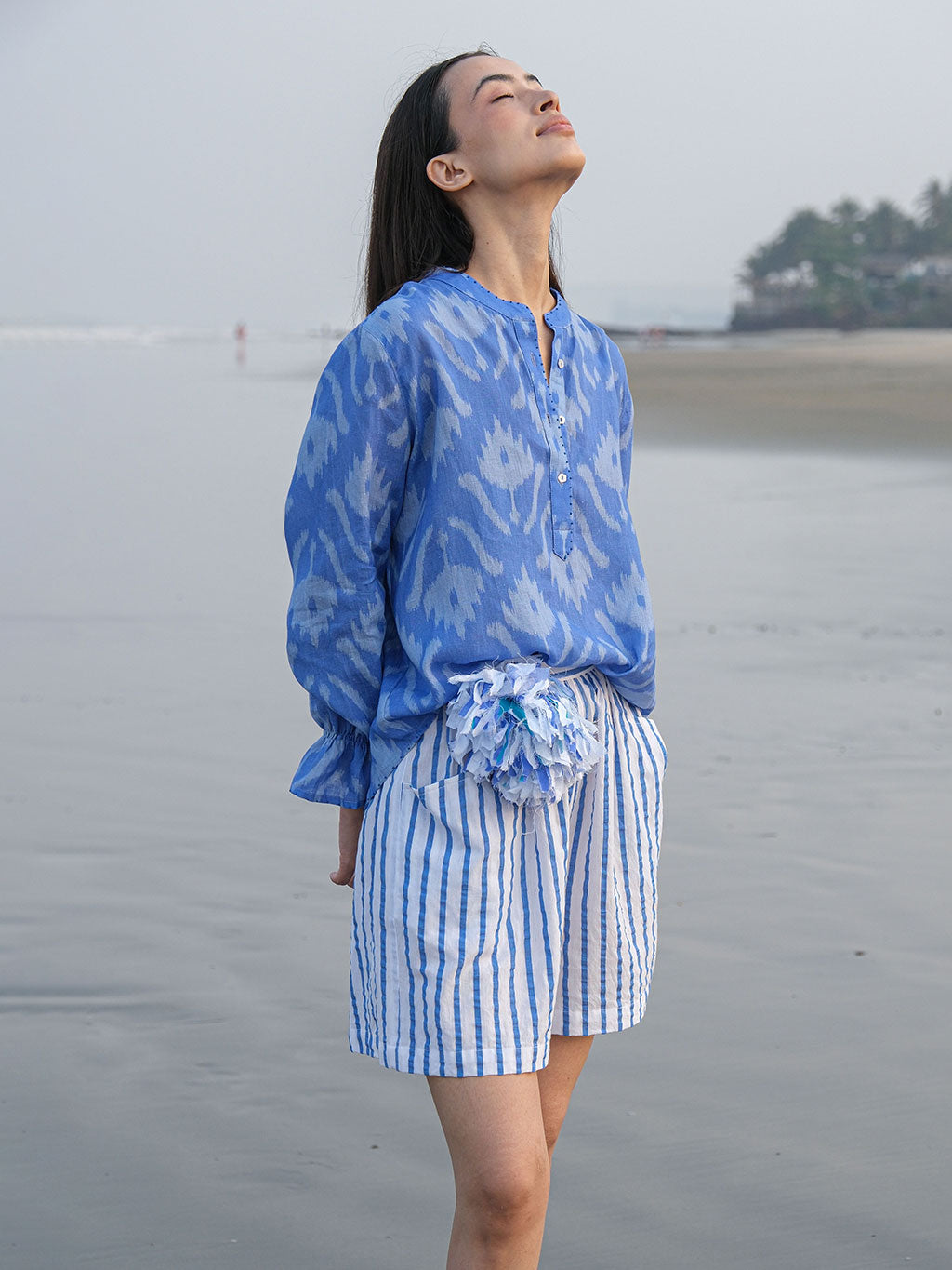 Lilly Pilly Short Blue Stripes