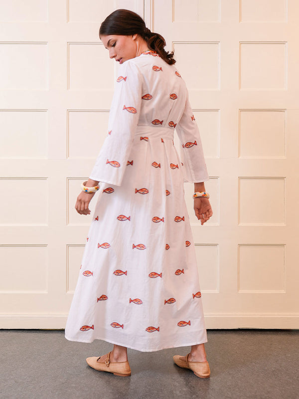 Lemon Dress Fish on White