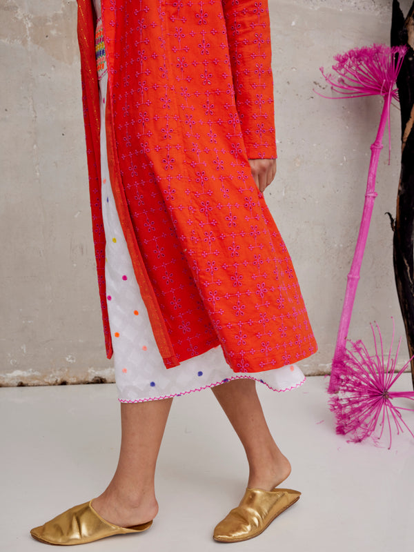 Anise Coat Lace Orange