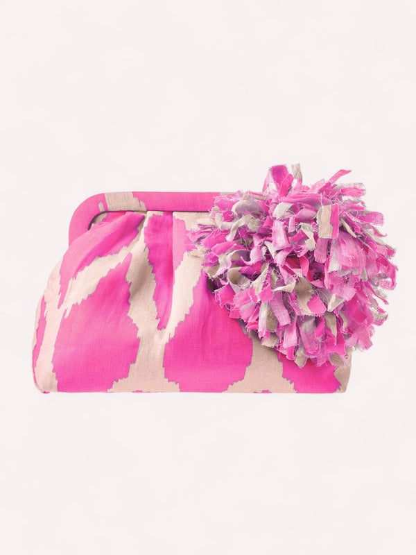 Clutch Ikat Pink