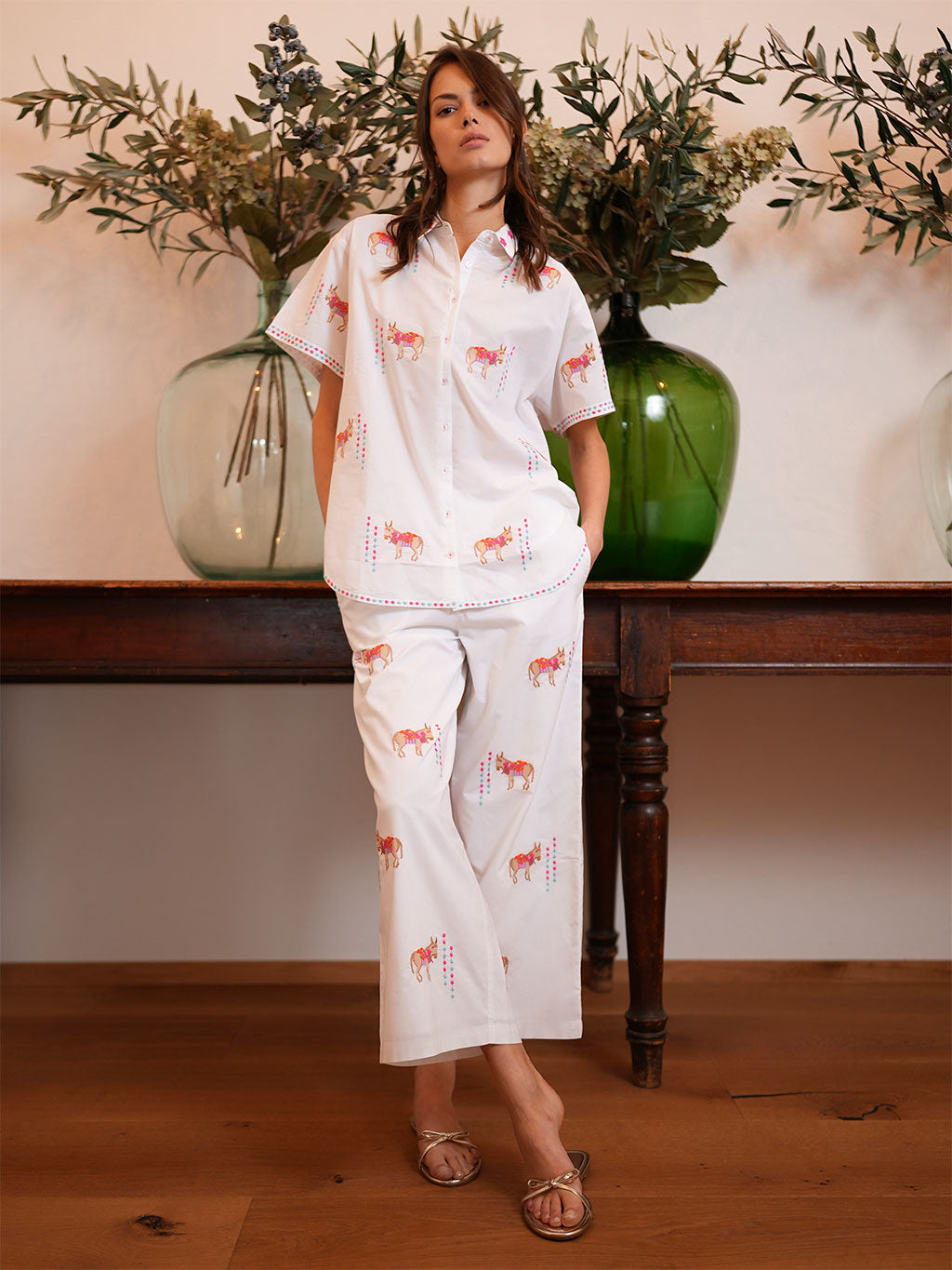 Fennel Pants Donkey on White
