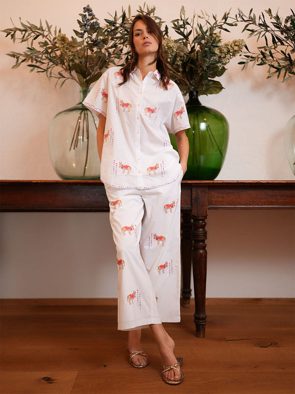 Fennel Pants Donkey on White