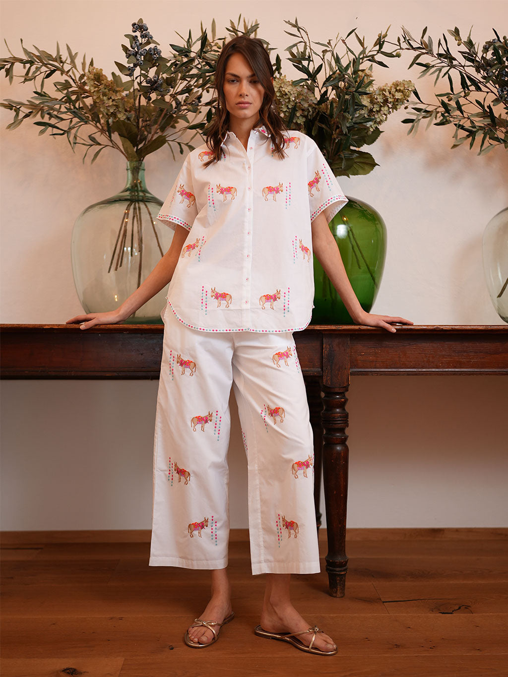 Fennel Pants Donkey on White