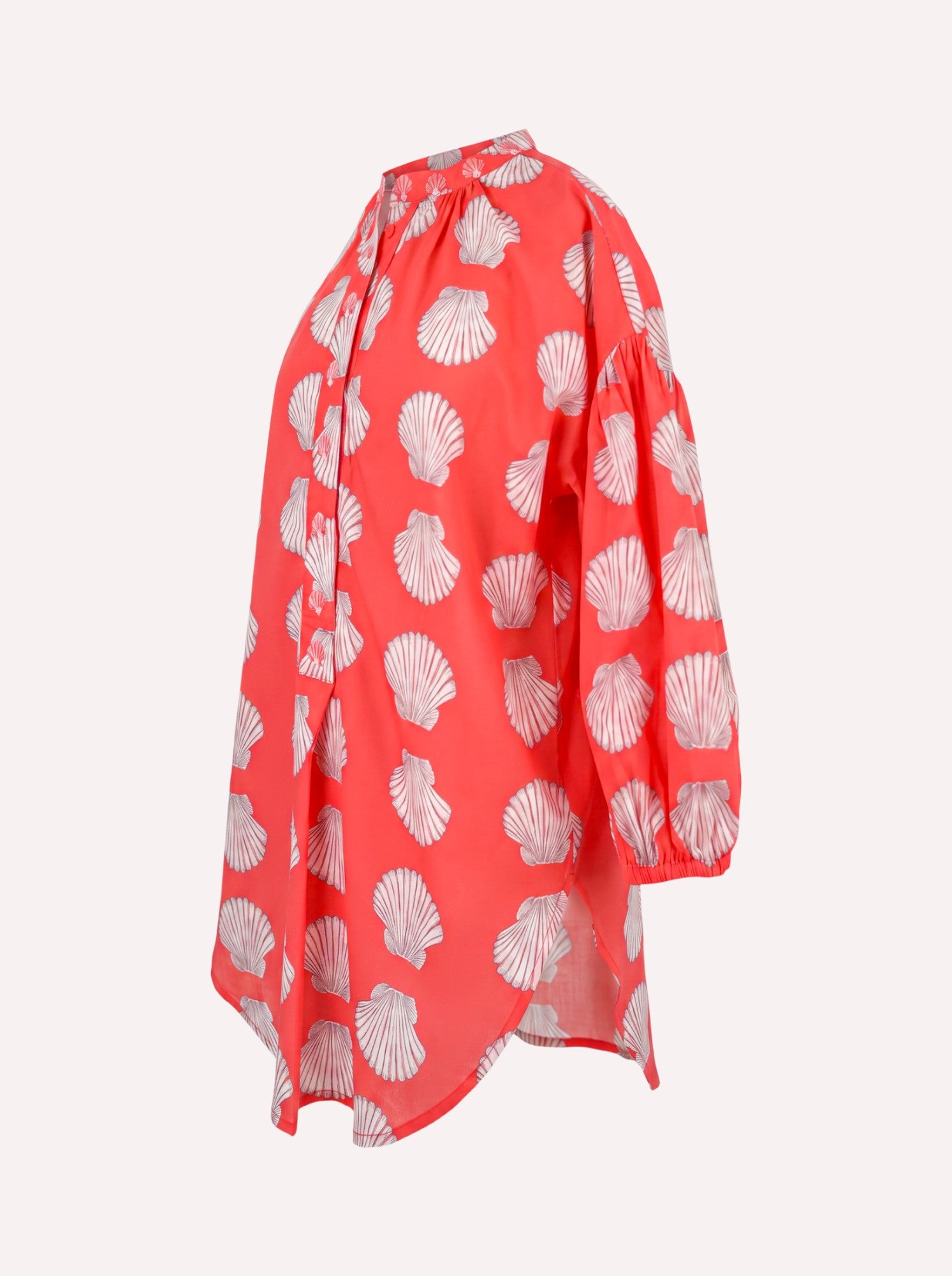 Sassafras Blouse Shells on Red