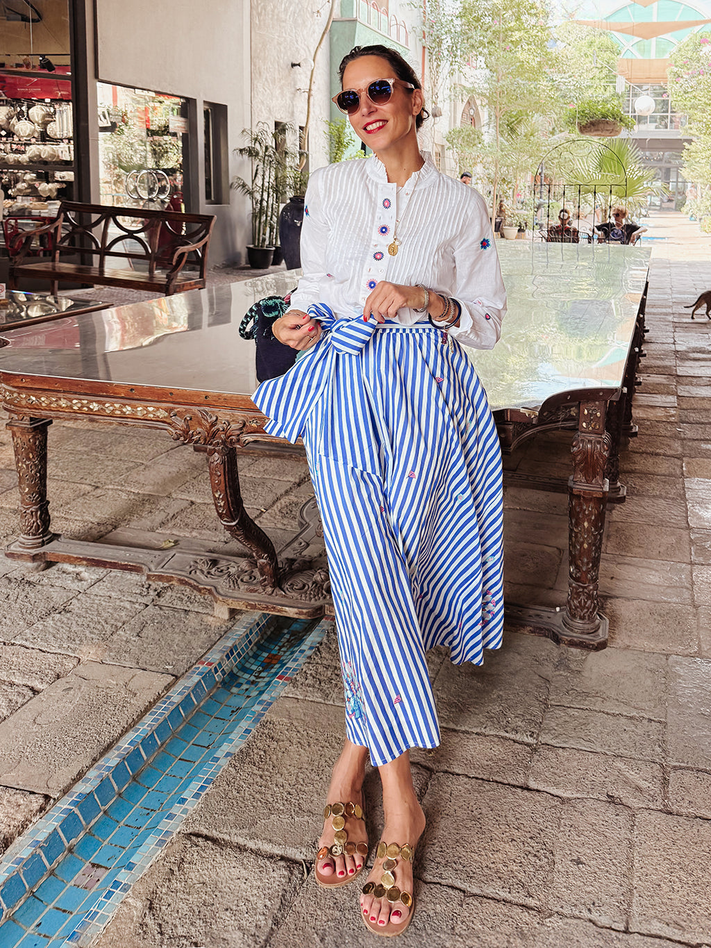 Nimo With Love founder’s favorite: striped and embroidered summer skirt