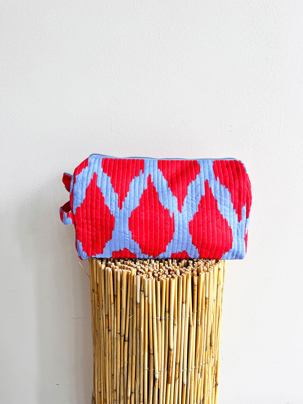 Wash Bag Ikat Red