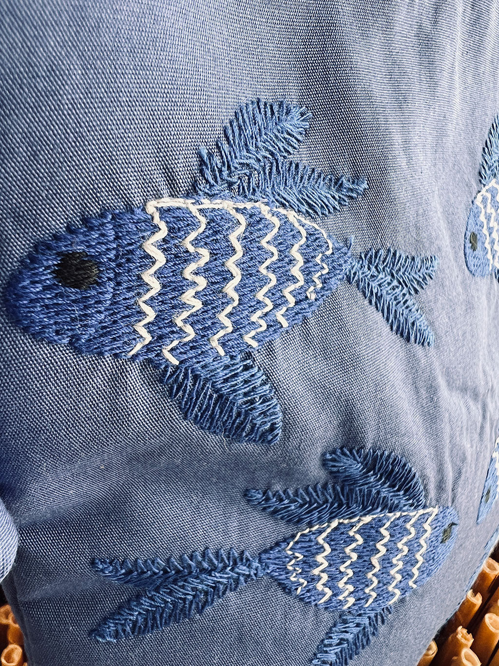 Ortiga Bag Fish on Blue