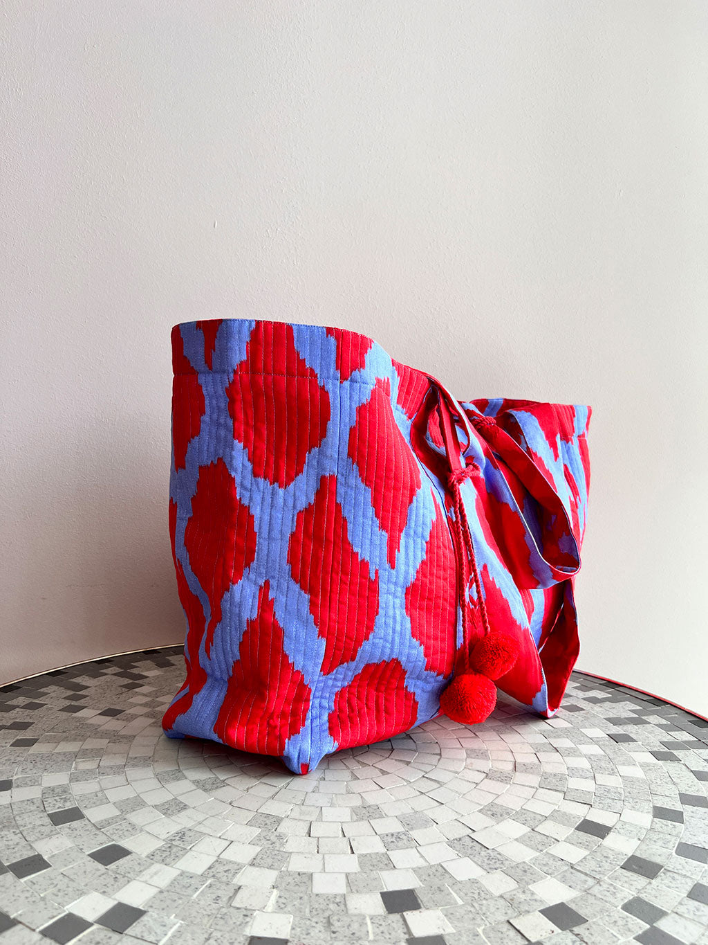 Jaipur Bag Ikat Red