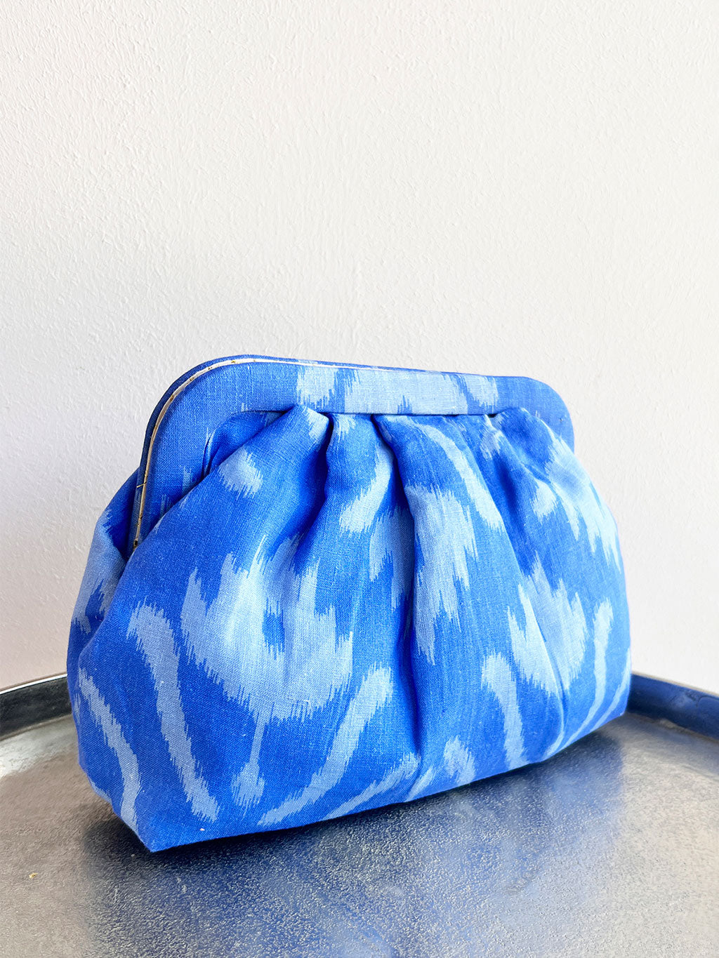 Clutch Ikat Blue