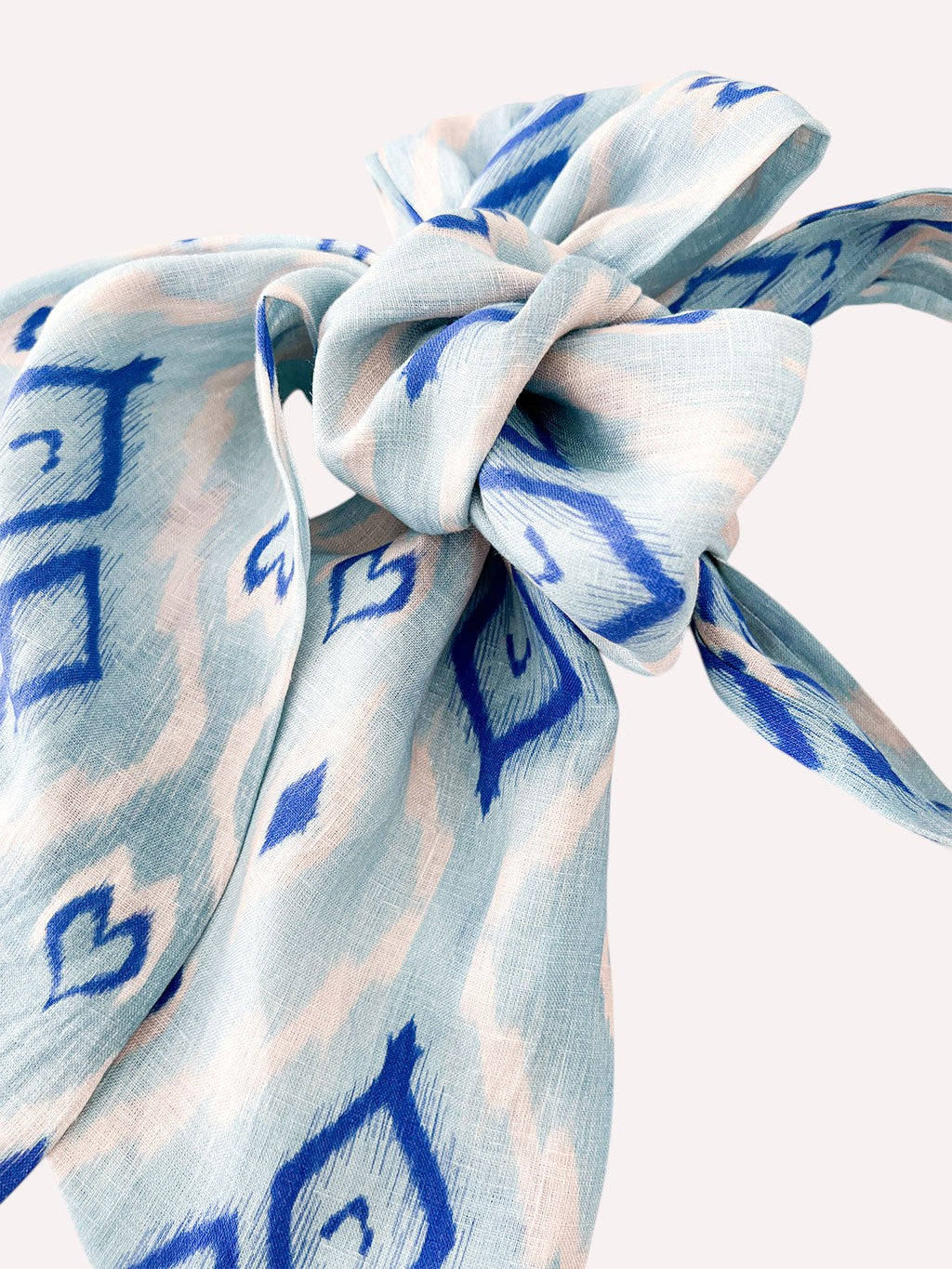 Scarf Belt Ikat Blue