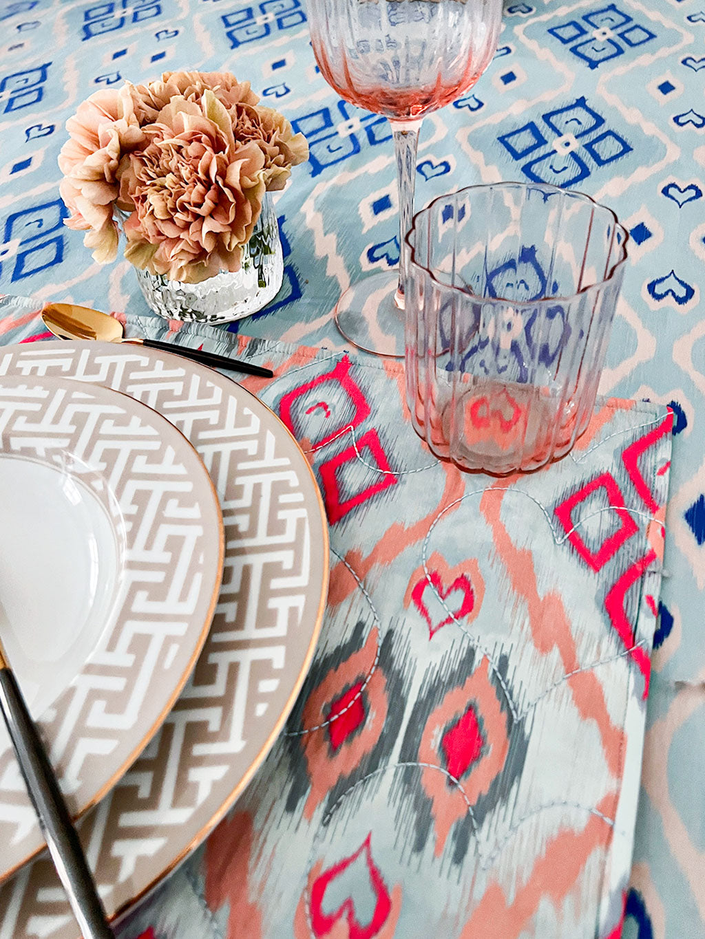 Placemat Ikat Sorbet