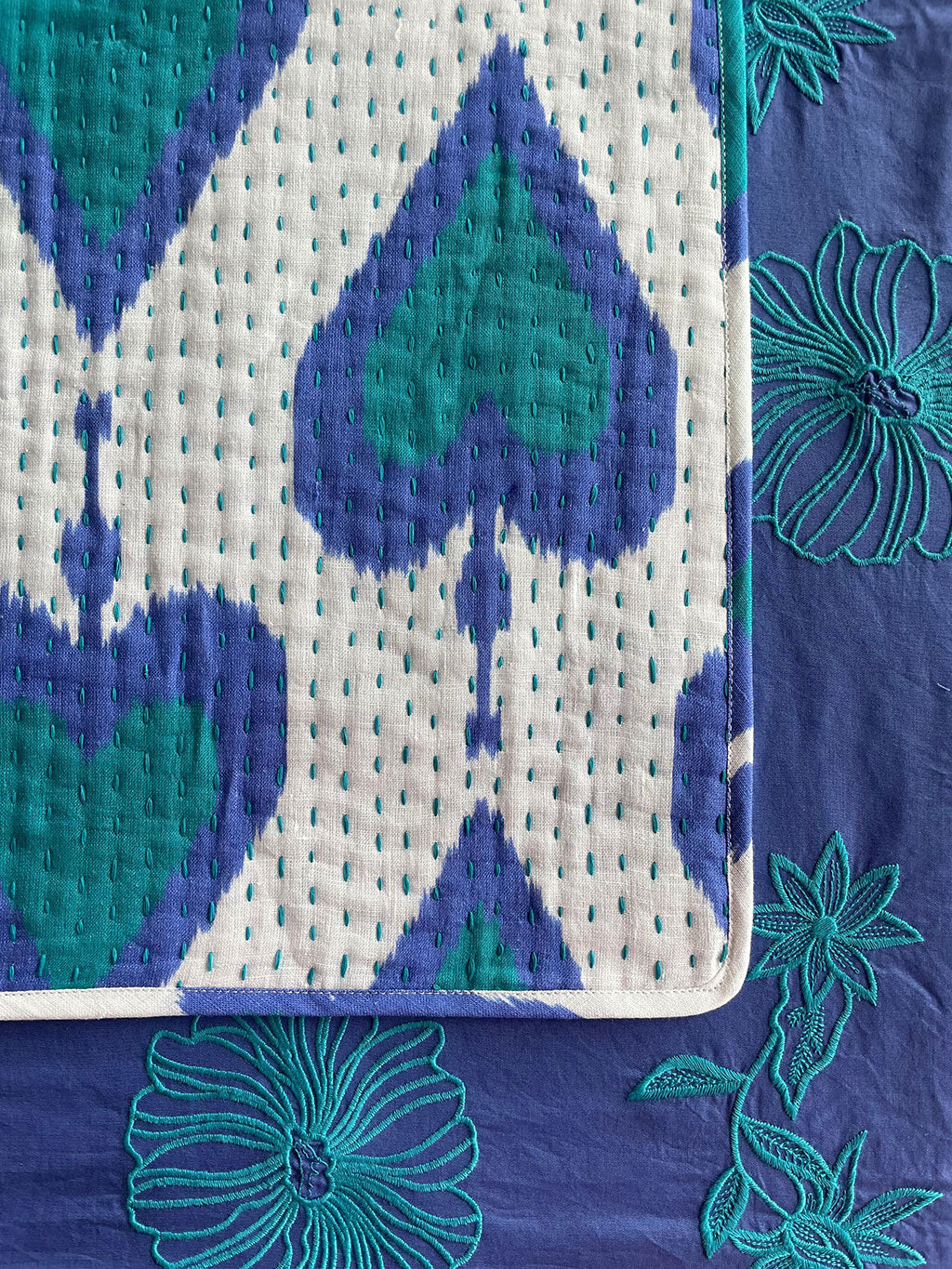 Placemat Ikat Petrol