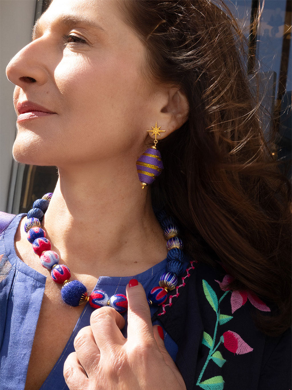 Azora Necklace Blue