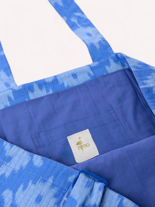 Jaipur Bag Ikat Blue