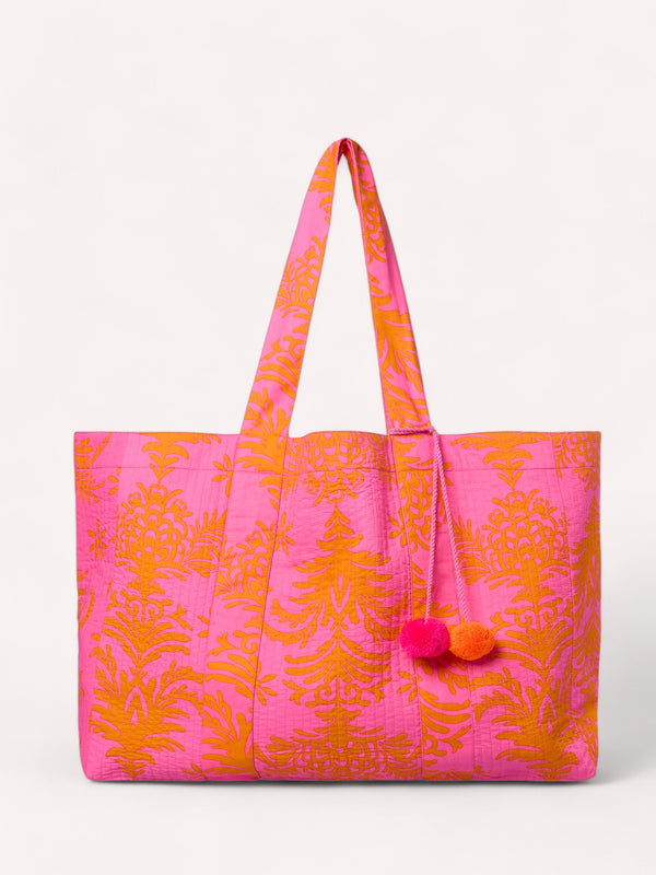 Jaipur Bag Pink Palm