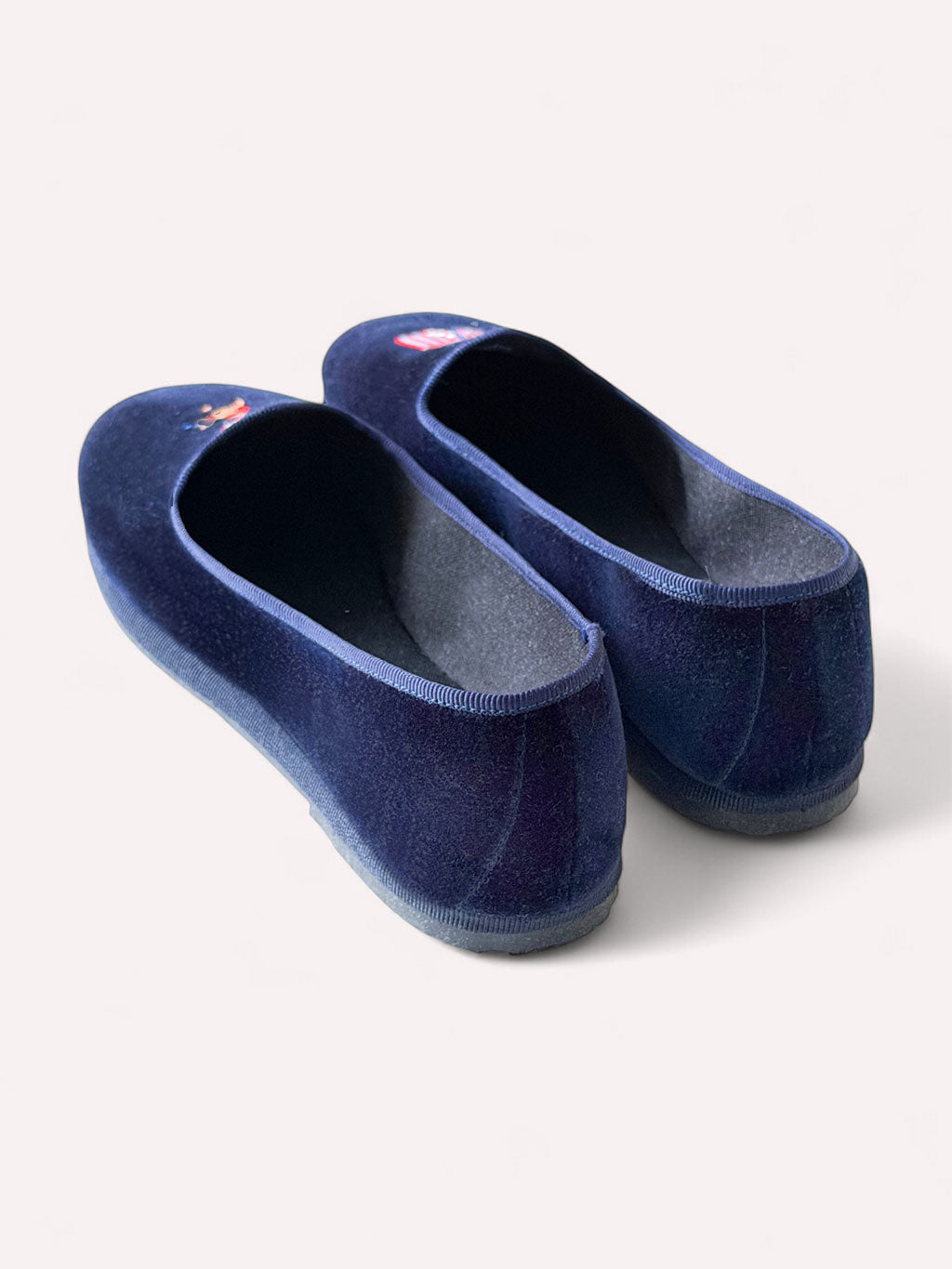 Furlane Loafer Navy Circus Embroidery