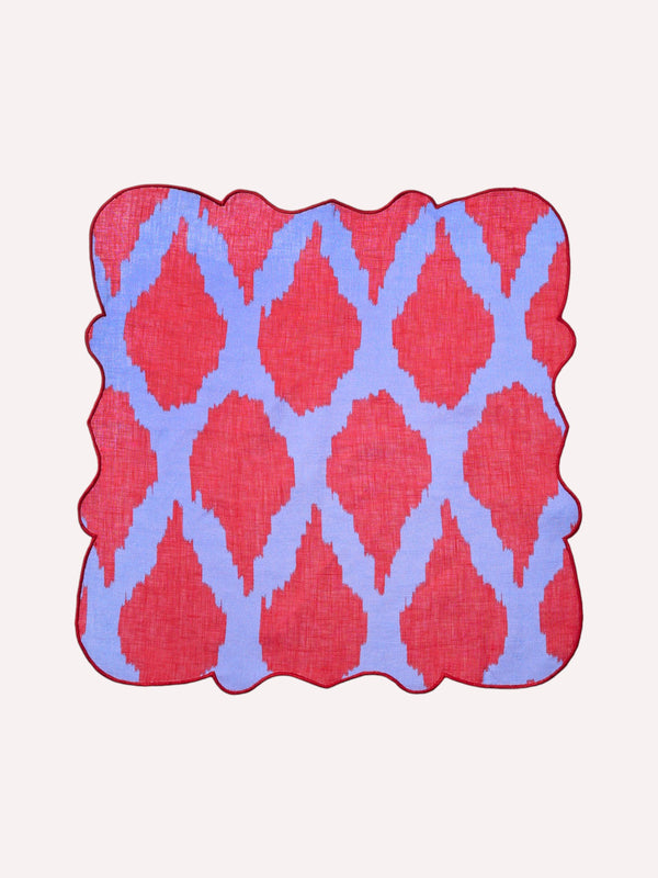 Napkin Ikat Red