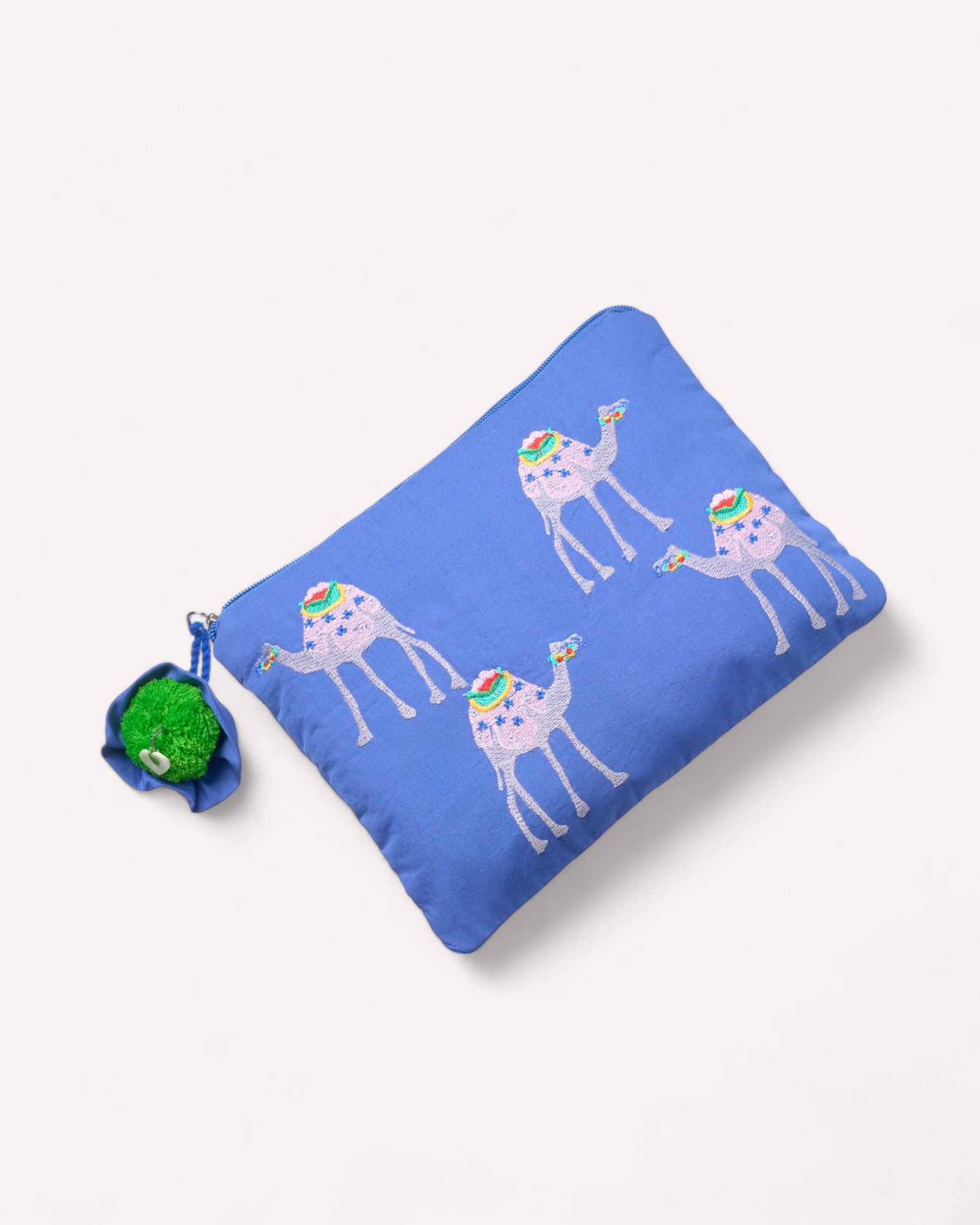 Ortiga Bag Camel on Blue
