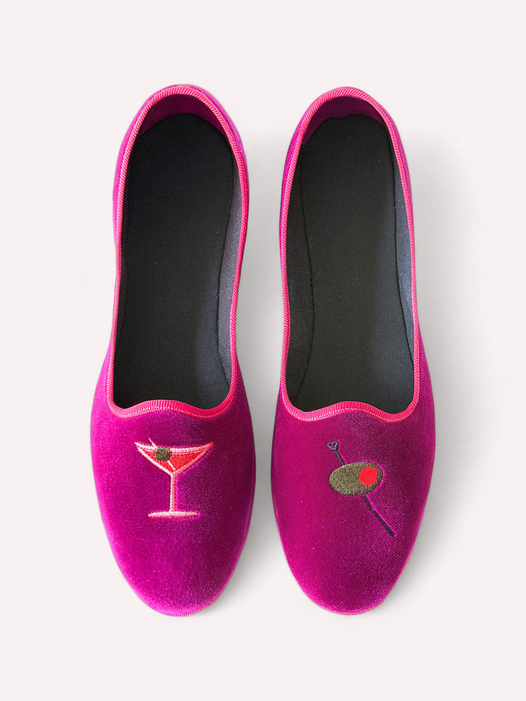 Furlane Loafer Pink Happy Hour Embroidery