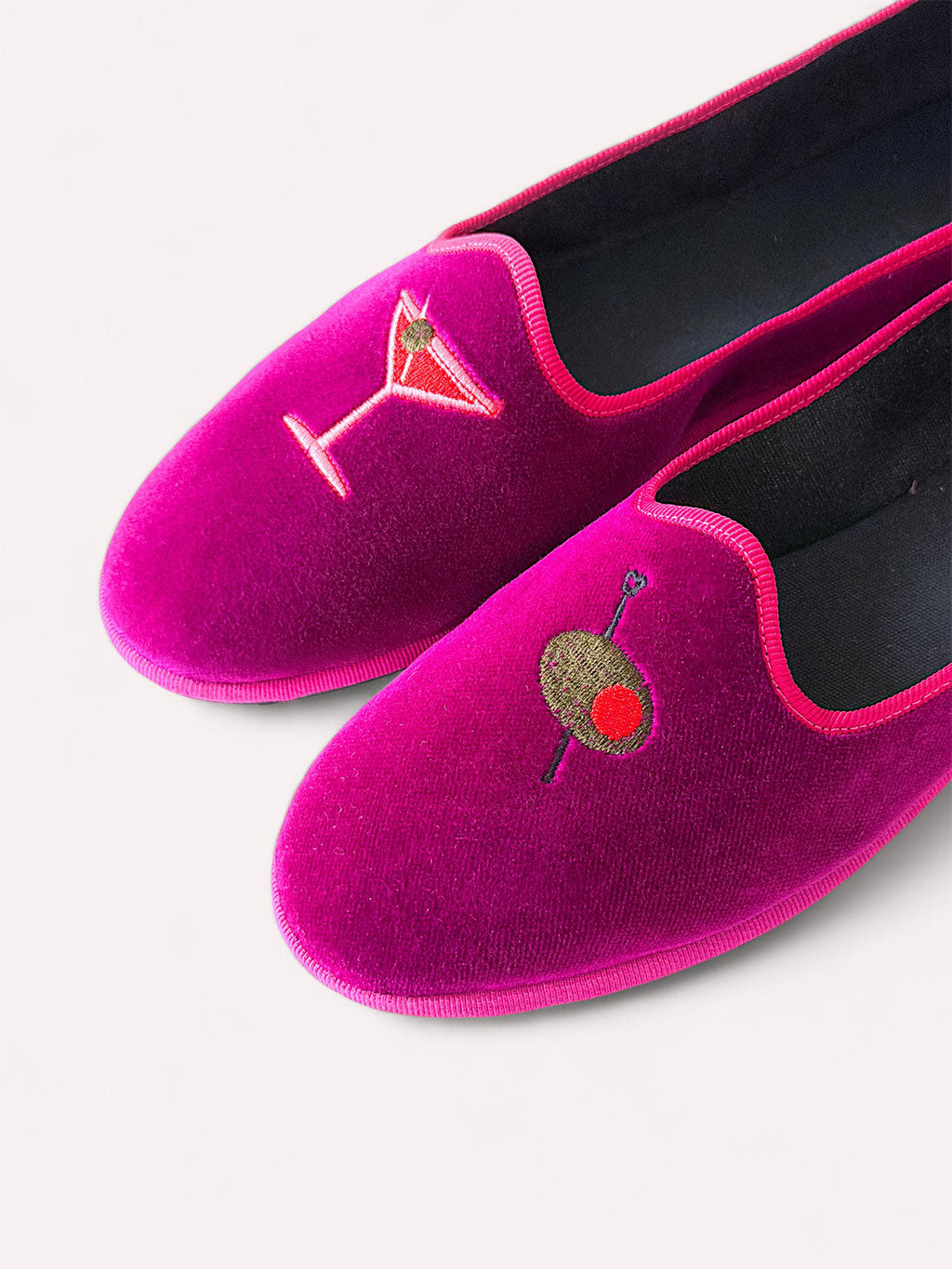 Furlane Loafer Pink Happy Hour Embroidery