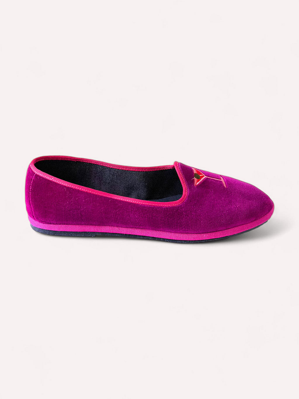 Furlane Loafer Pink Happy Hour Embroidery