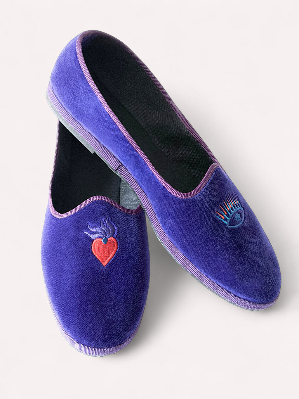 Furlane Loafer Violet Magic Embroidery