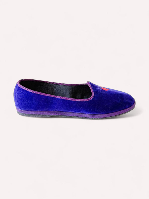 Furlane Loafer Violet Magic Embroidery