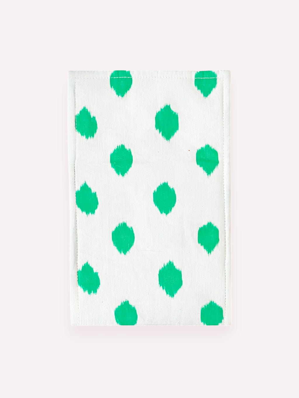 Cutlery Bag Dots Emerald Elephant Embroidery