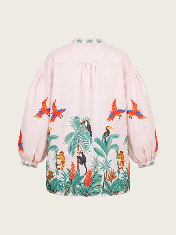 Jacaranda Blouse Brazil Embroidery