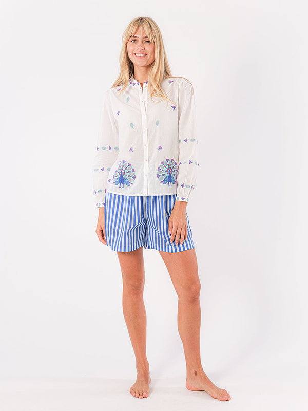 Lilly Pilly Shorts Blue Stripes