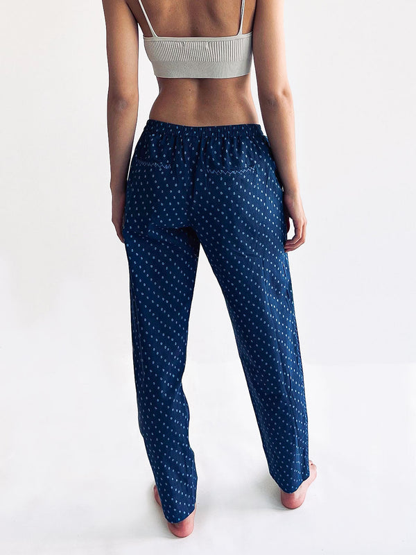 Amber Pants Dotty Blue