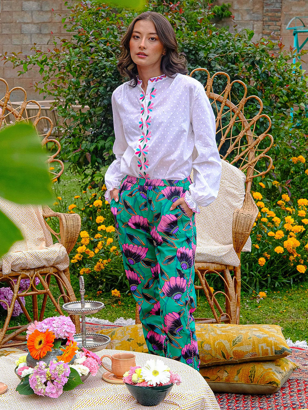 Amber Pants Passion Flower